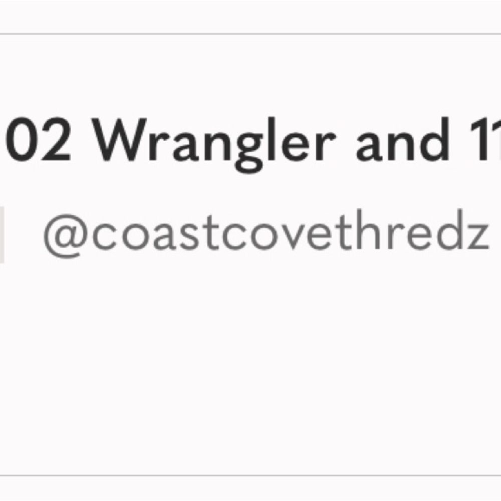 CCO for @coastcovethredz